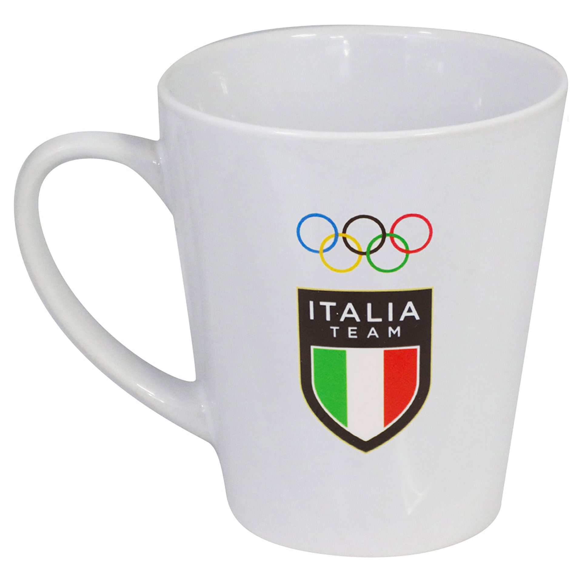 Tazza Team Italia Olimpiadi Milano cortina 2026 in ceramica conica ufficiale