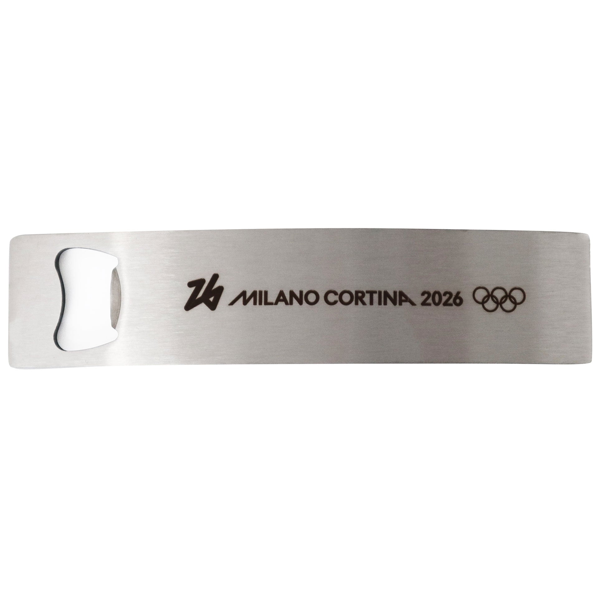 Apribottiglie magnete Olimpiadi Milano cortina 2026 in acciaio ufficiale
