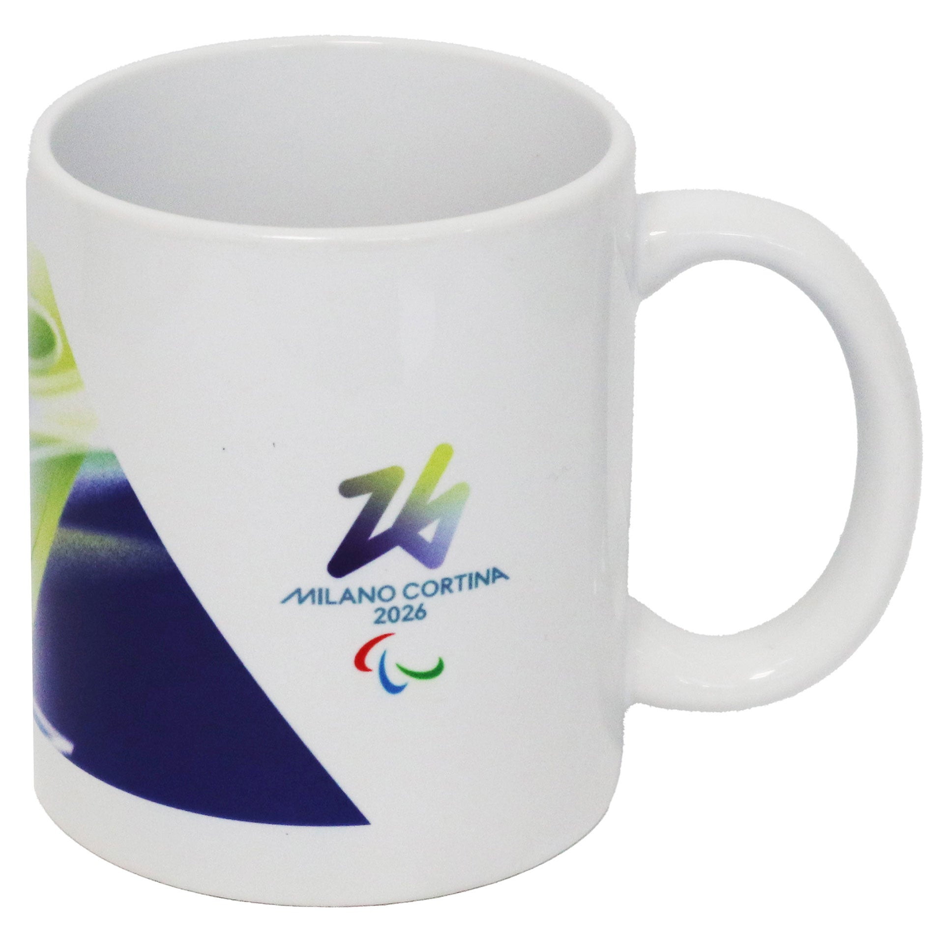 Tazza Paralimpiadi Milano cortina 2026 look verde ufficiale
