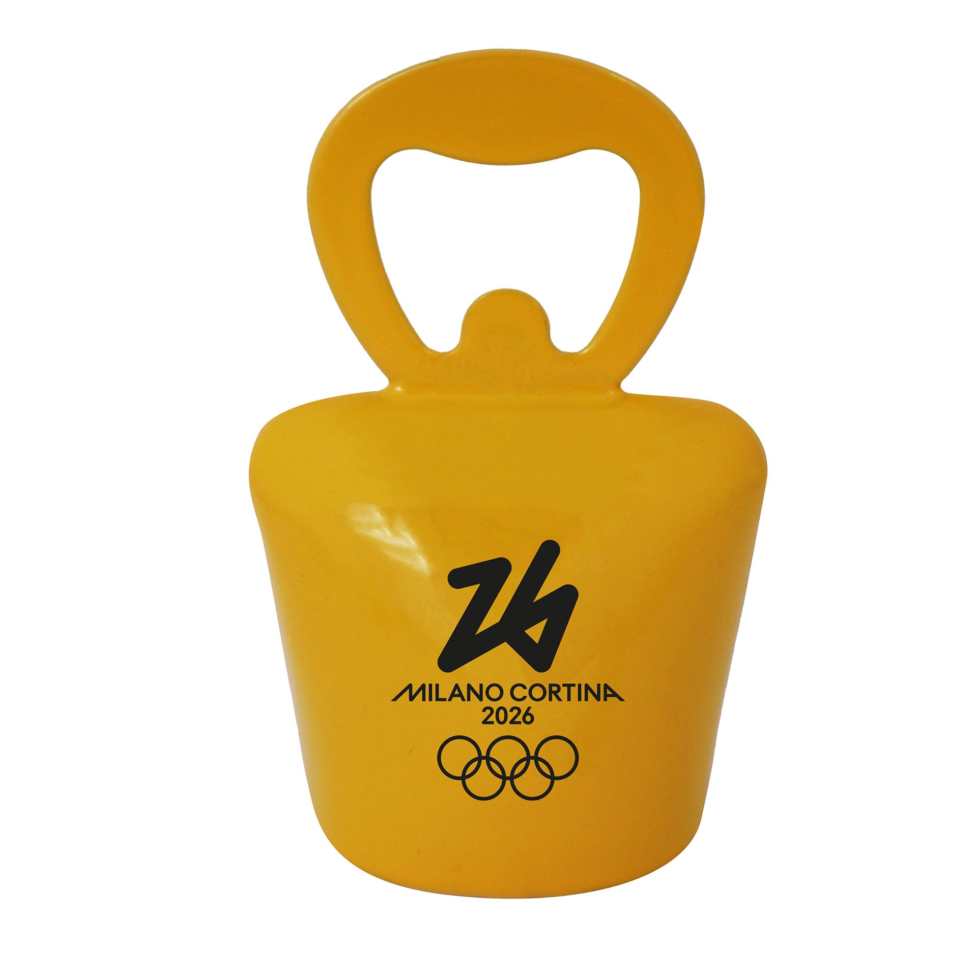 Campana apribottiglie Olimpiadi Milano cortina 2026 gialla ufficiale