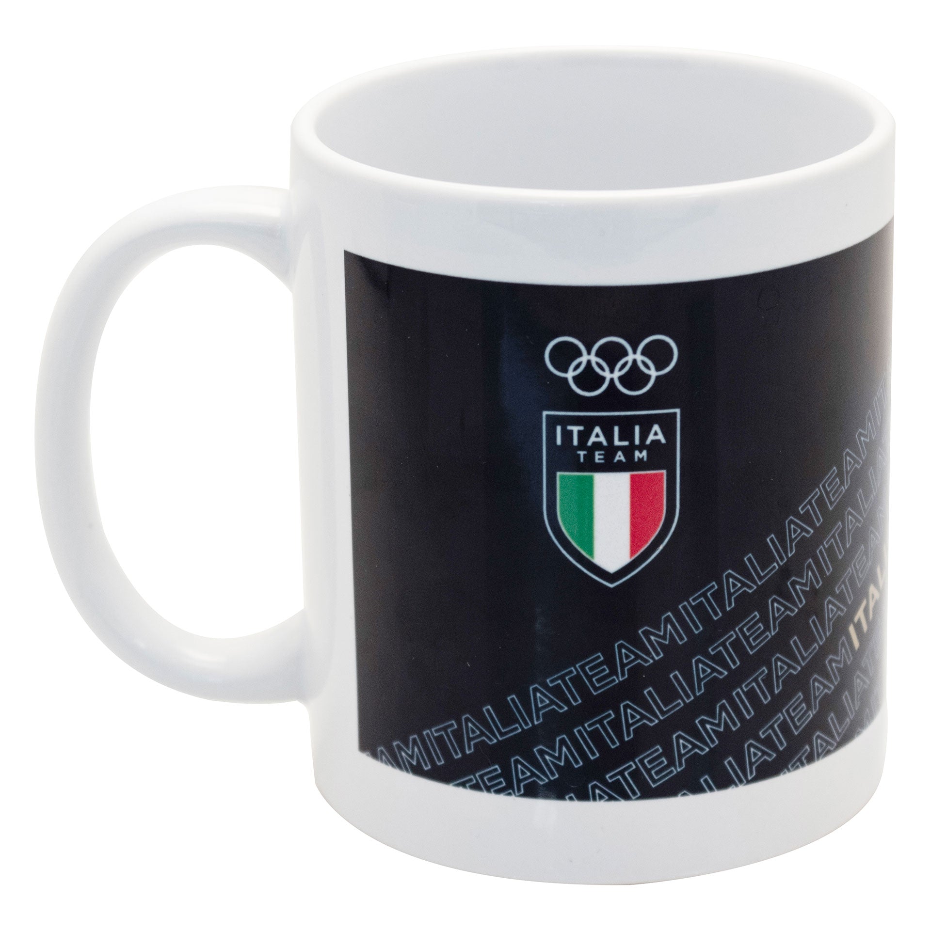 Tazza Team Italia Olimpiadi Milano cortina 2026 in ceramica blu ufficiale