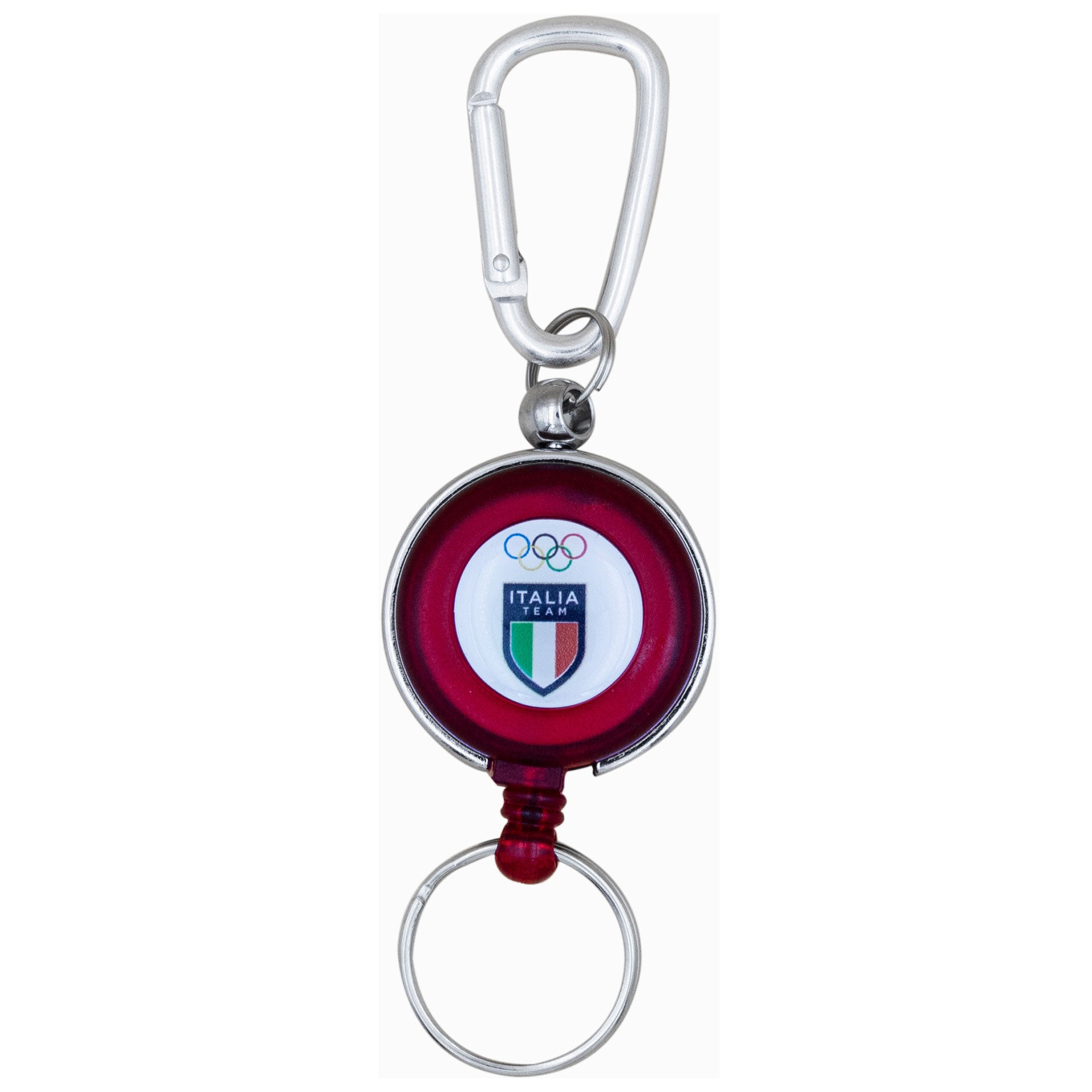 Porta skipass Team Italia Olimpiadi Milano cortina 2026 rosso ufficiale