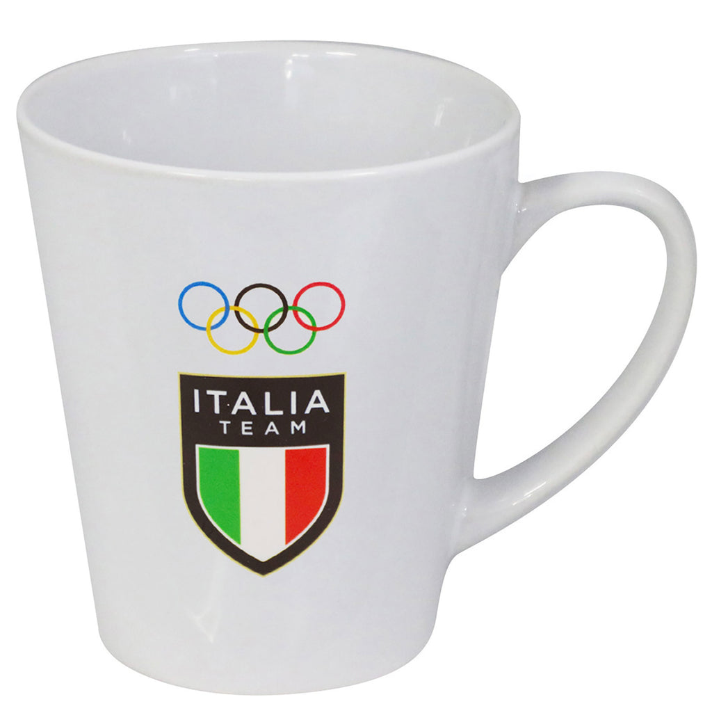 Tazza Team Italia Olimpiadi Milano cortina 2026 in ceramica conica ufficiale
