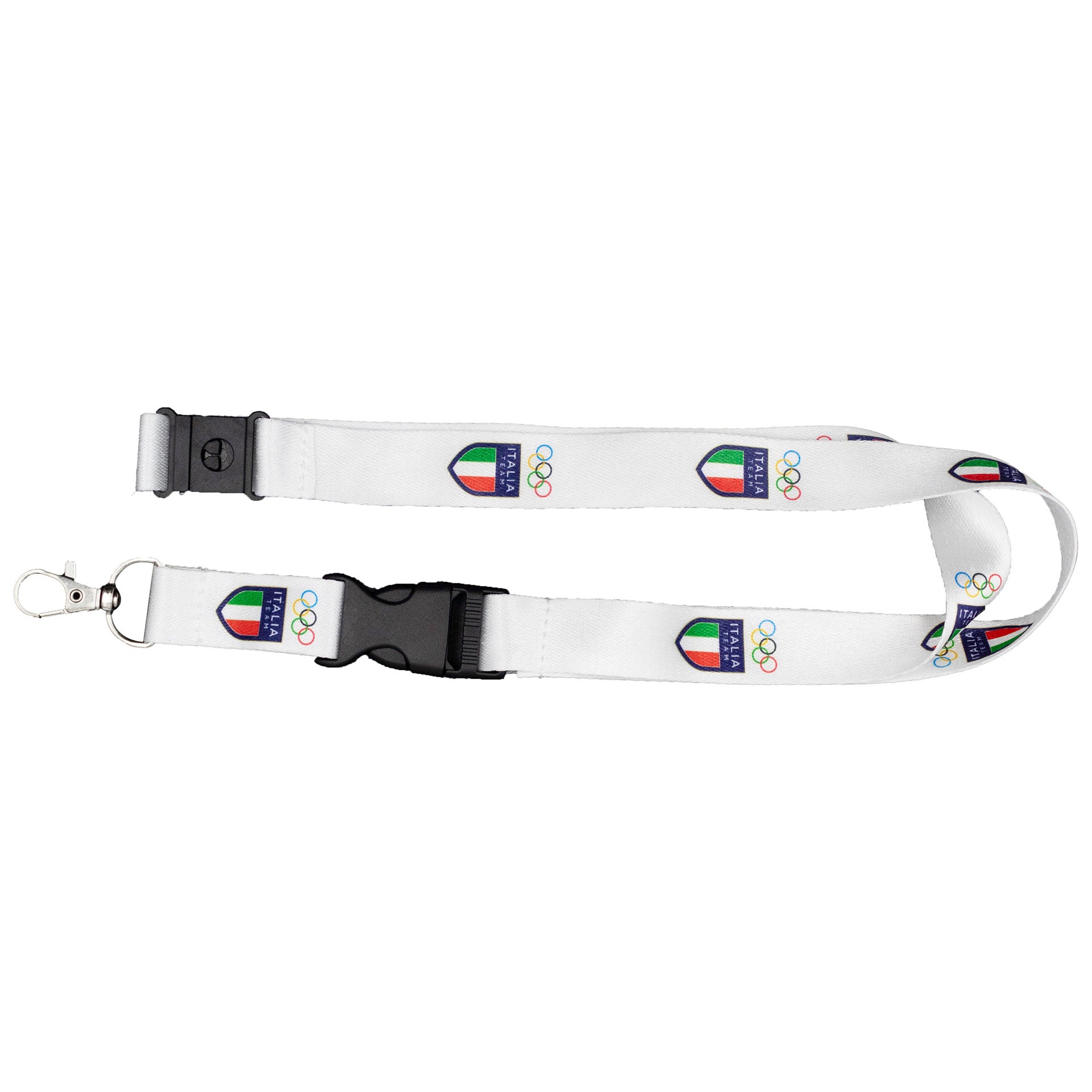 Portapass Team Italia Olimpiadi Milano cortina 2026 bianco ufficiale
