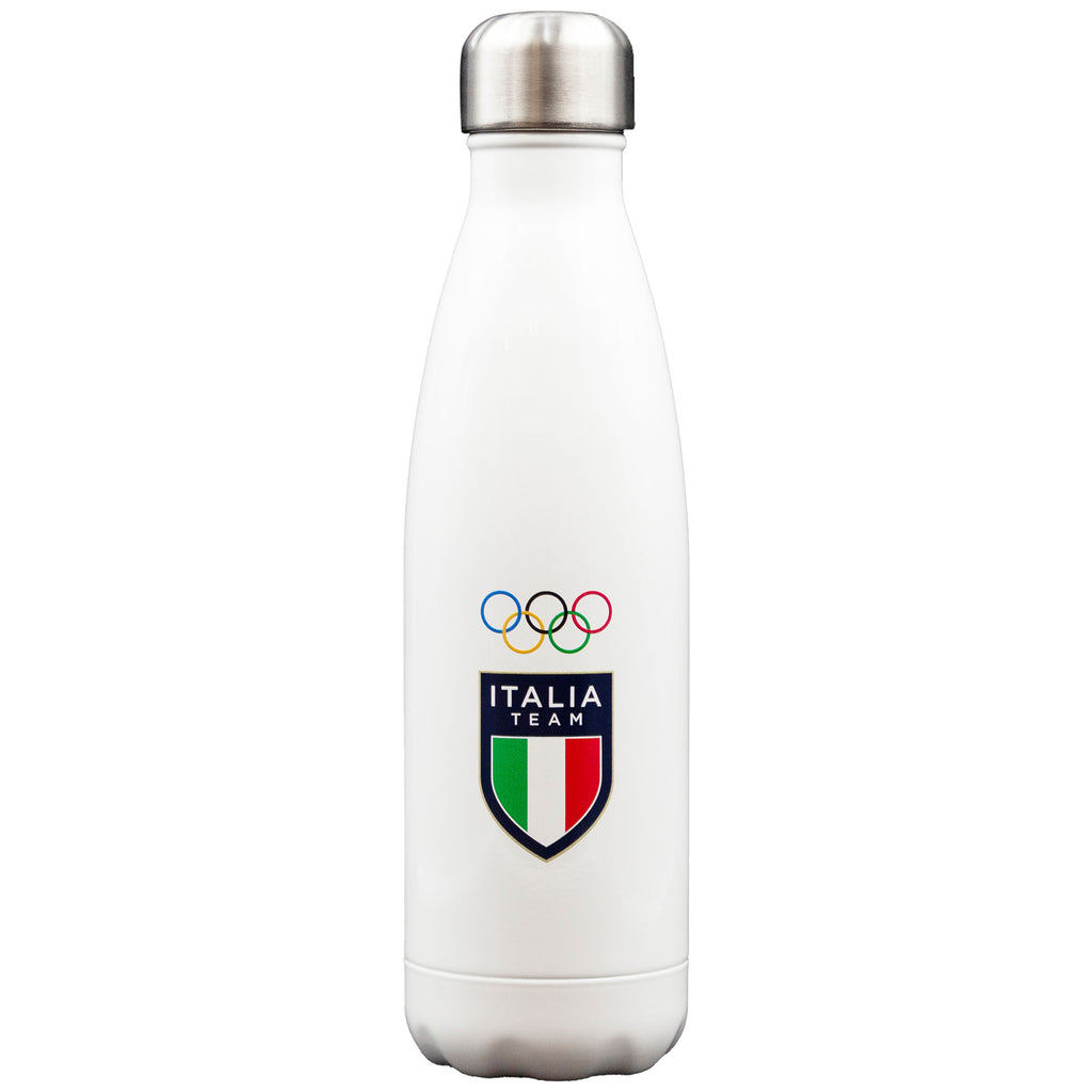 Borraccia Team Italia Olimpiadi Milano cortina 2026 termica bianca ufficiale