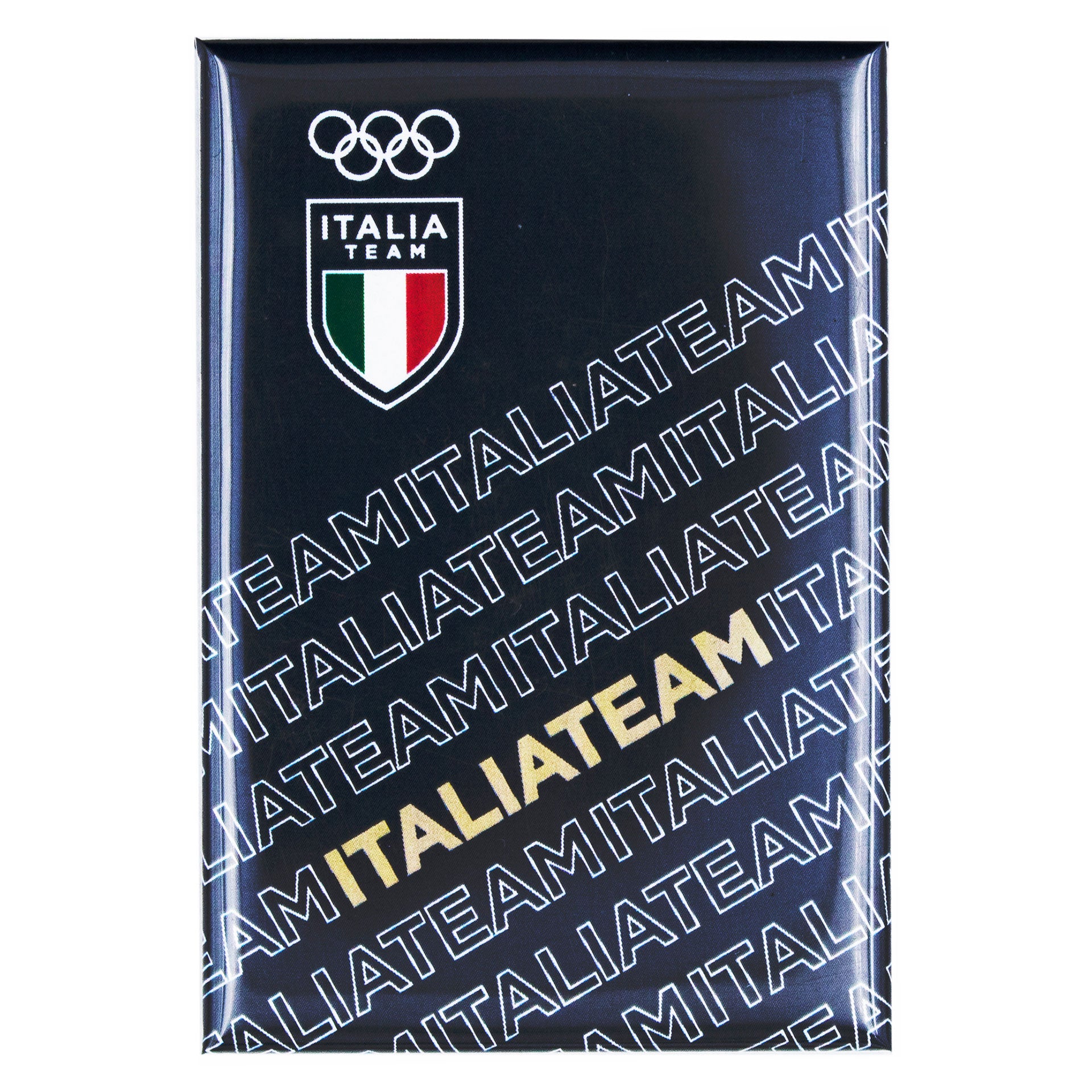 Magnete Team Italia Olimpiadi Milano cortina 2026 blu scritta ufficiale