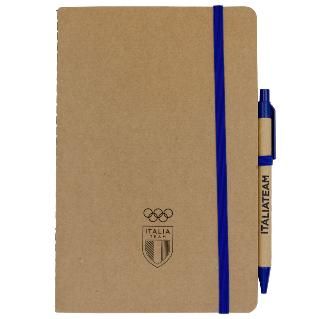 Blocco note Team Italia Olimpiadi Milano cortina 2026 A5 con penna ufficiale