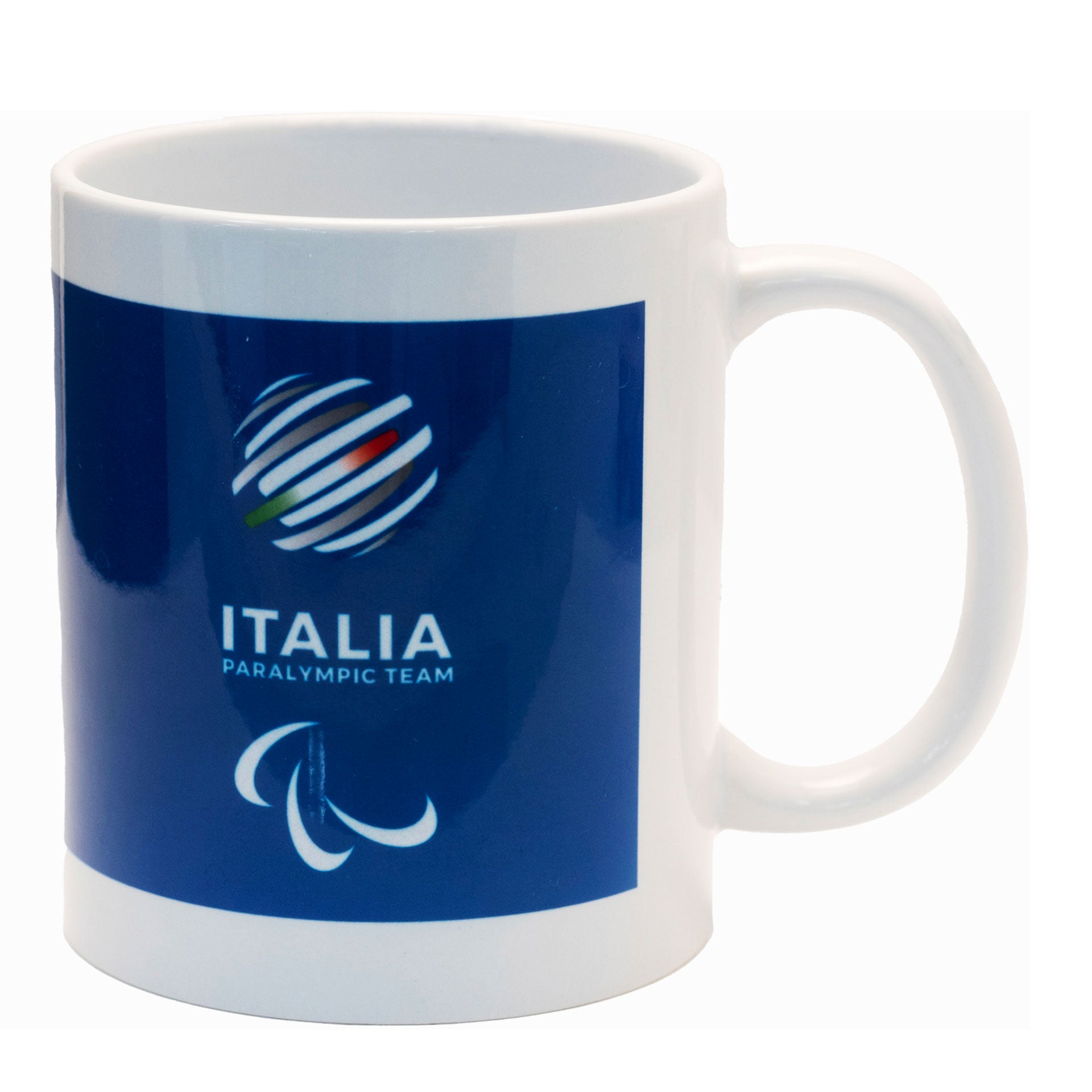 Tazza Team Italia Paralimpiadi Milano cortina 2026 in ceramica blu ufficiale