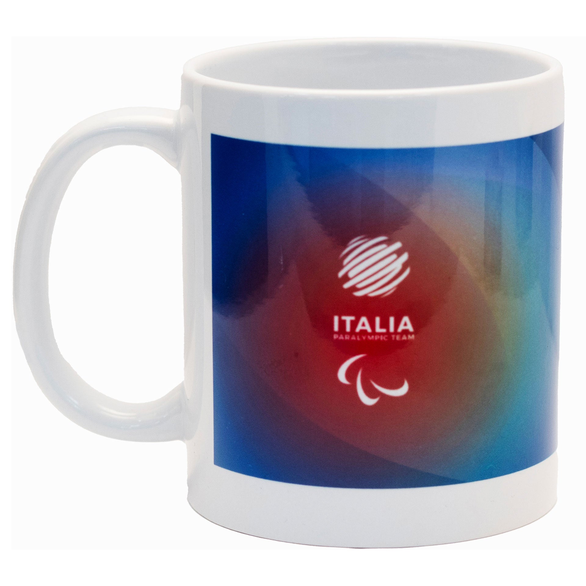 Tazza Team Italia Paralimpiadi Milano cortina 2026 in ceramica blu ufficiale