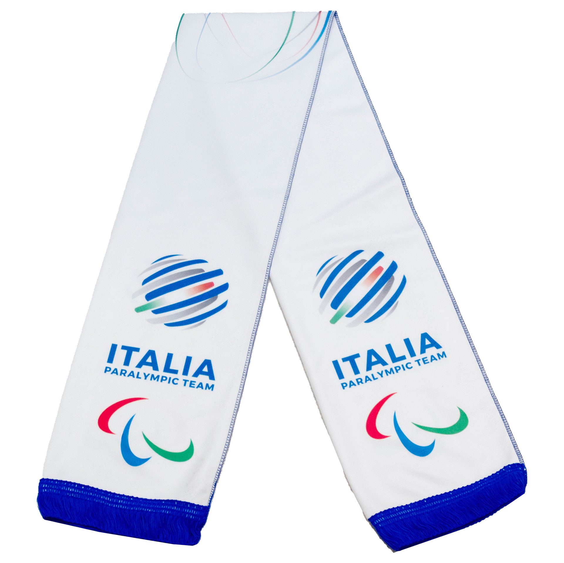 Sciarpa Team Italia Paralimpiadi Milano cortina 2026 bianca ufficiale