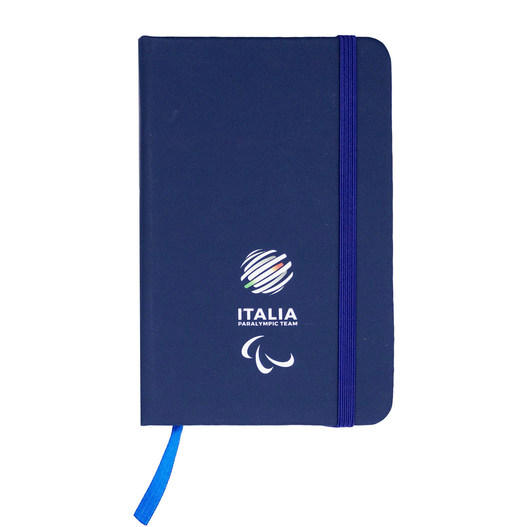 Blocco note Team Italia Paralimpiadi Milano cortina 2026 A6 blu ufficiale