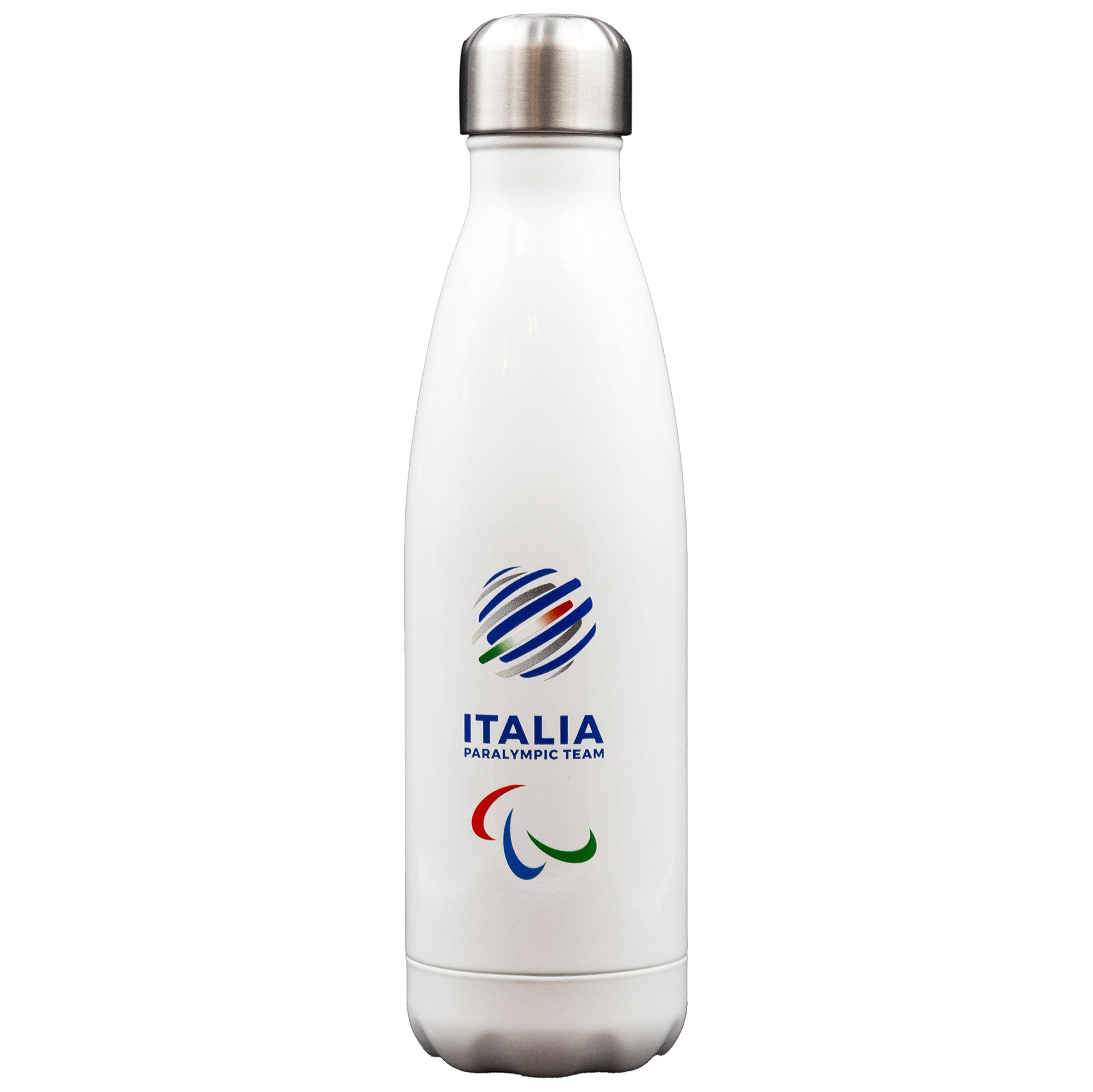 Borraccia Team Italia Paralimpiadi Milano cortina 2026 termica bianca ufficiale