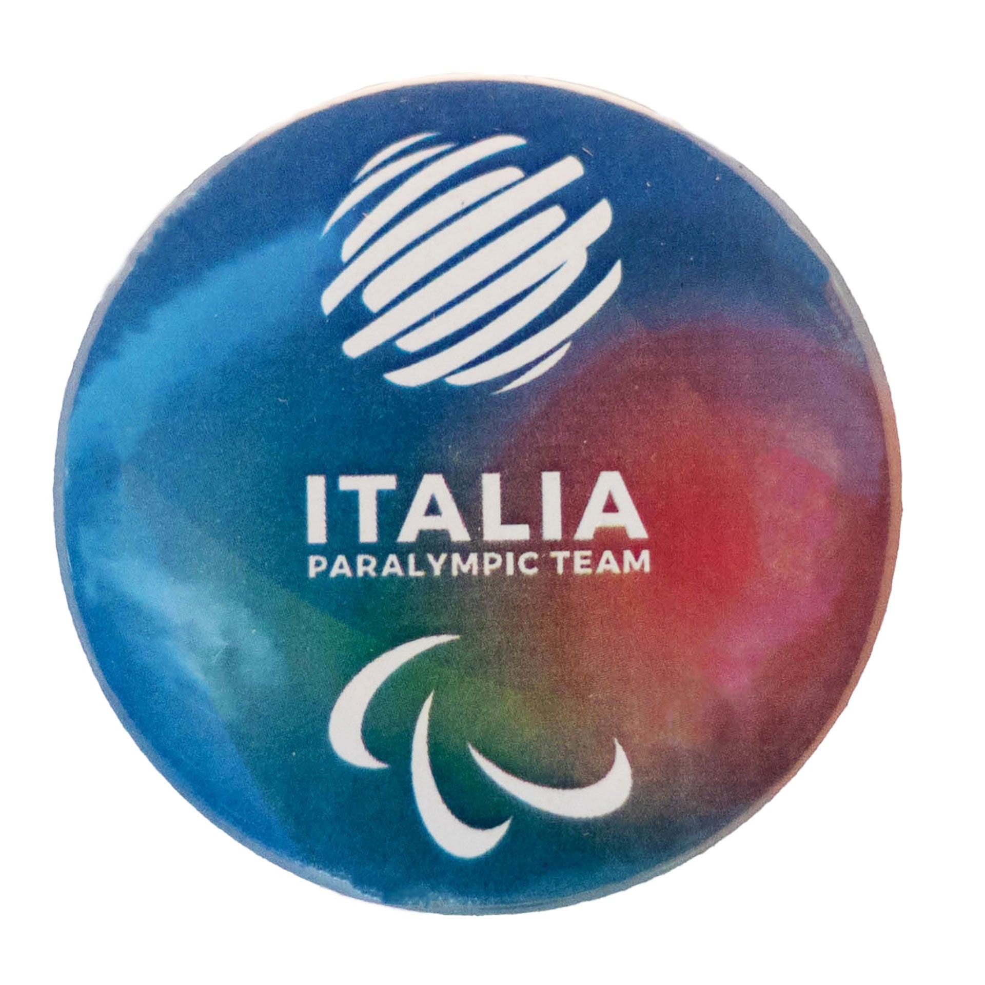 Magnete apribottiglie Team Italia Paralimpiadi Milano cortina 2026 colorato tondo ufficiale