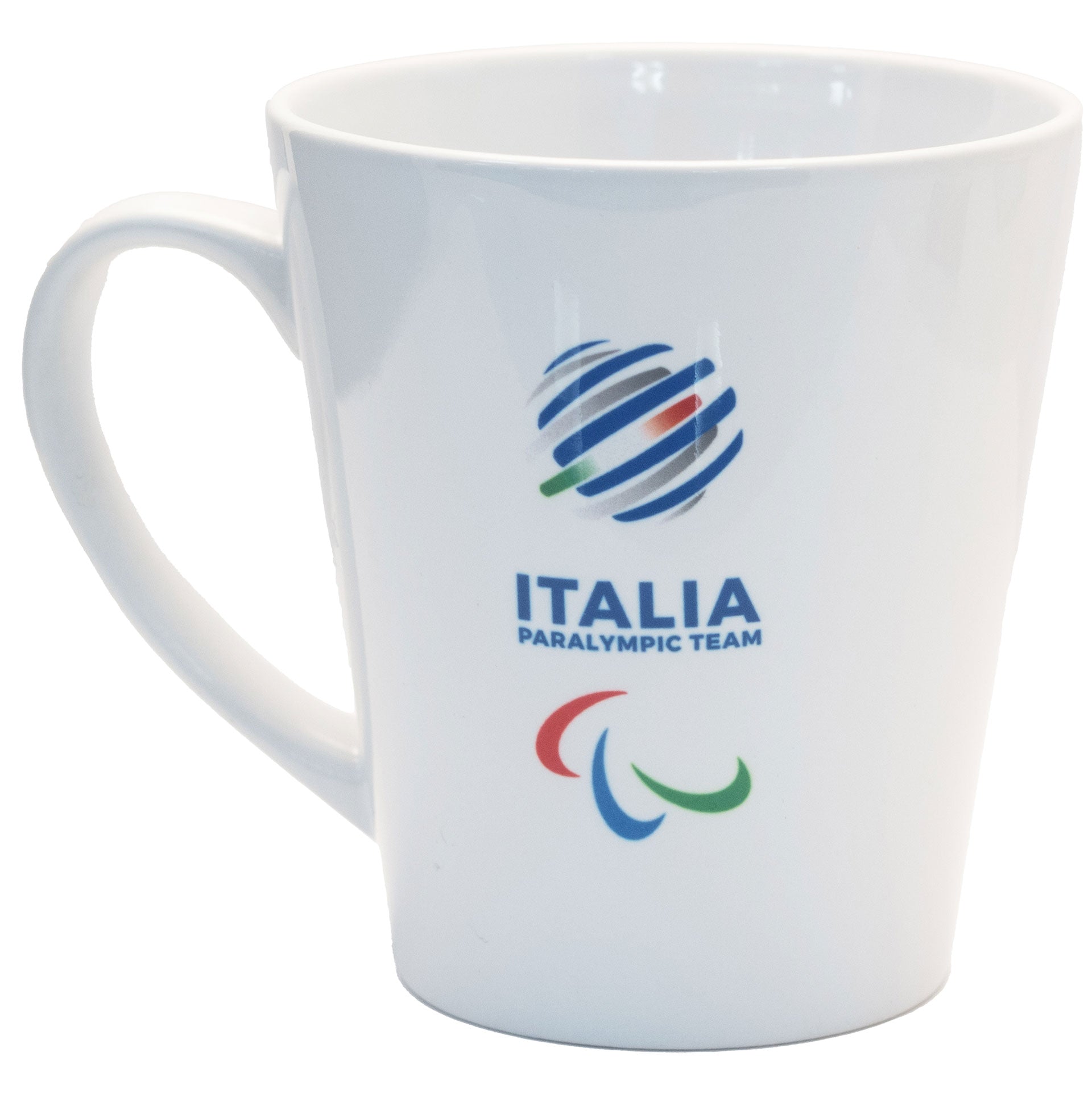 Tazza Team Italia Paralimpiadi Milano cortina 2026 in ceramica conica ufficiale
