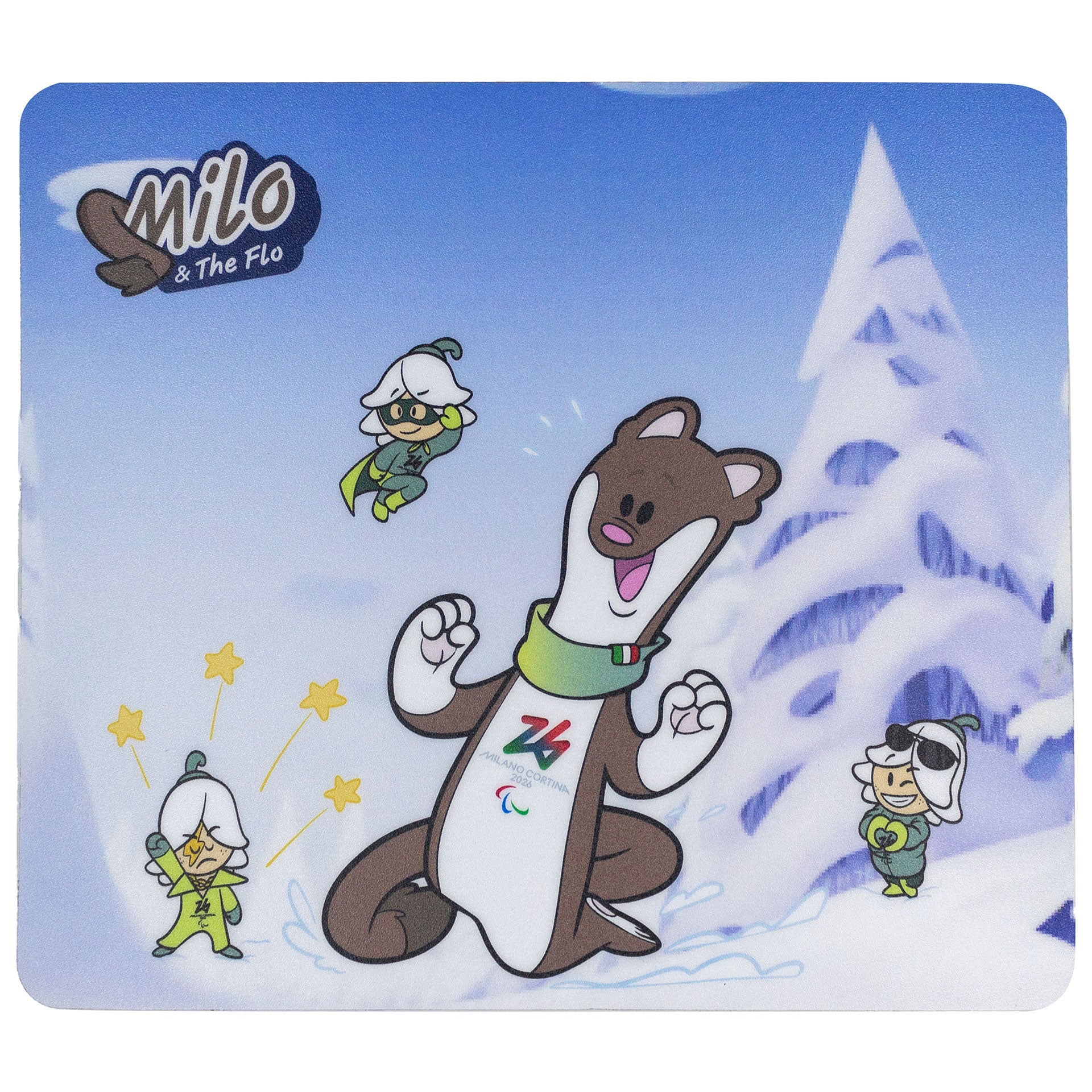 Mousepad Paralimpiadi Milano cortina 2026 Milo ufficiale