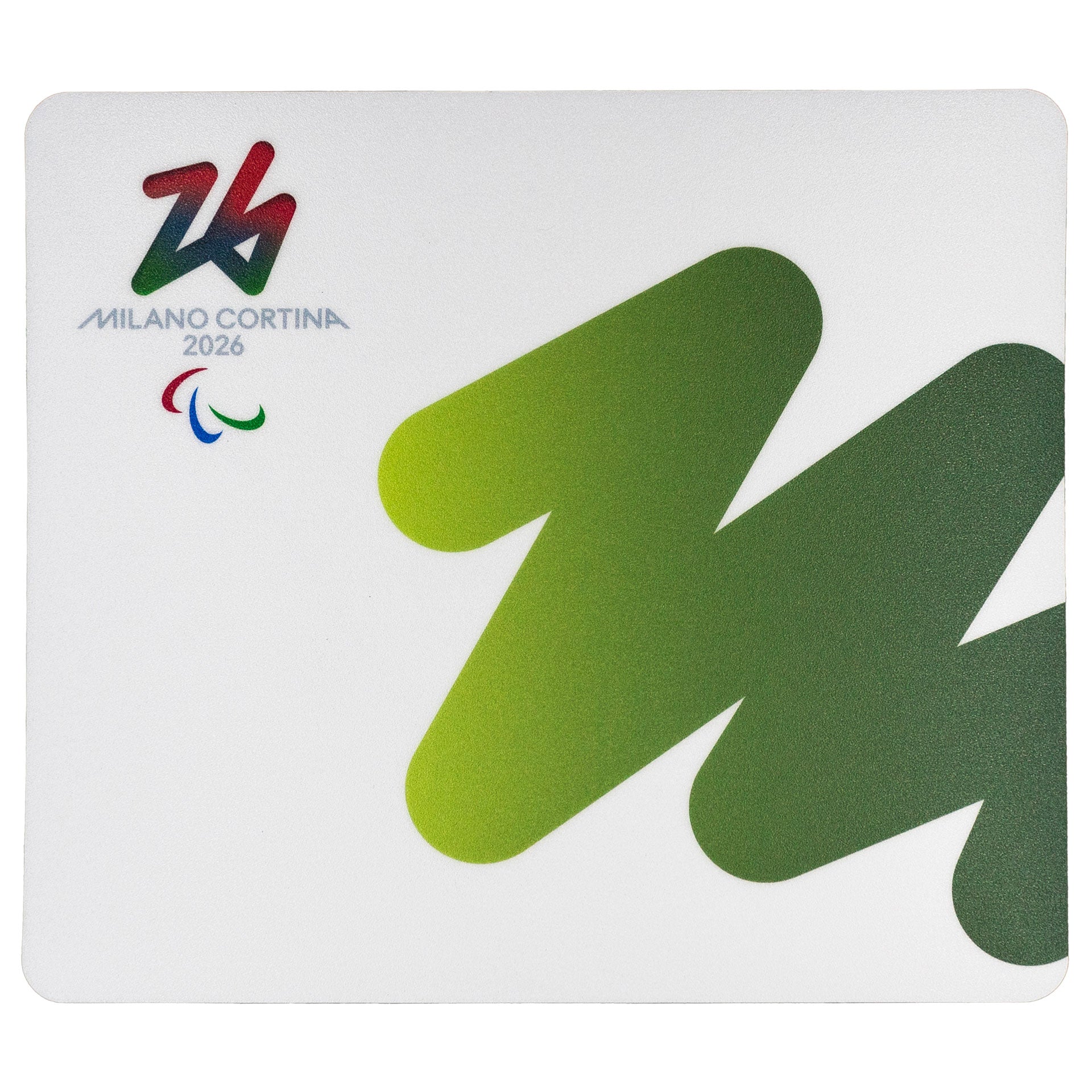 Mousepad Paralimpiadi Milano cortina 2026 bianco ufficiale