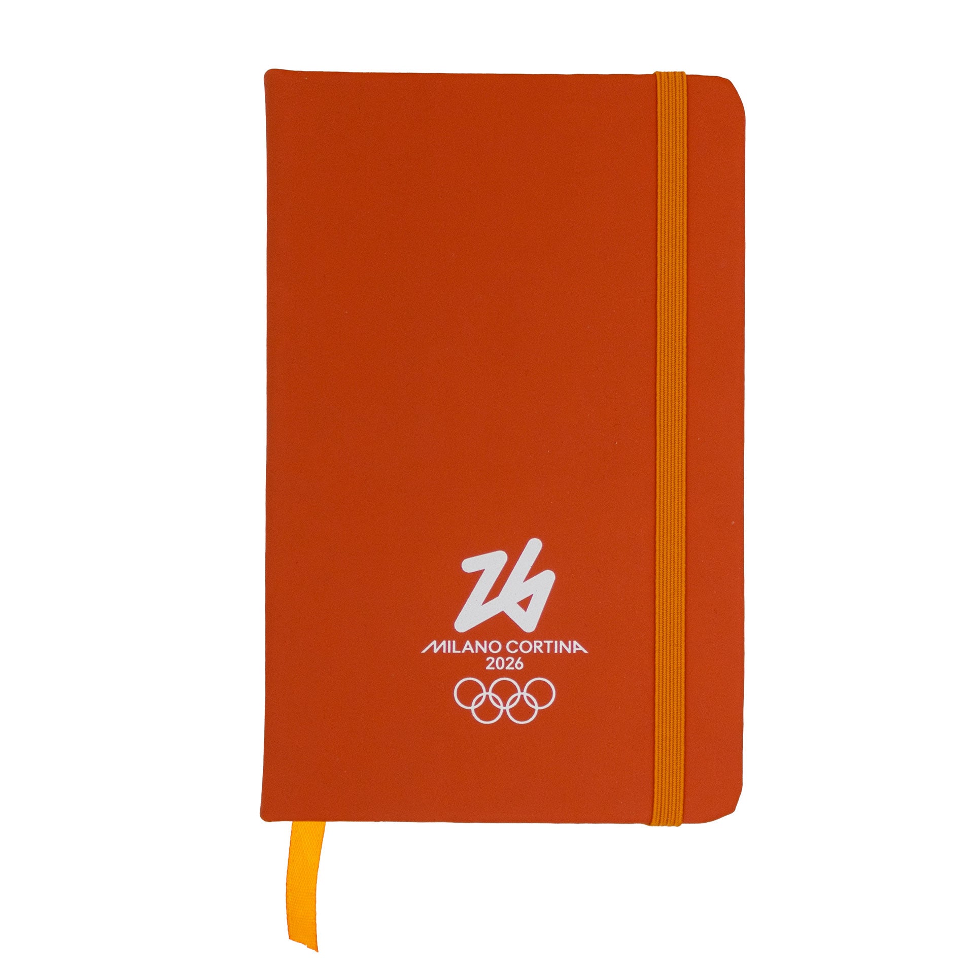 Blocco note Olimpiadi Milano cortina 2026 arancione ufficiale