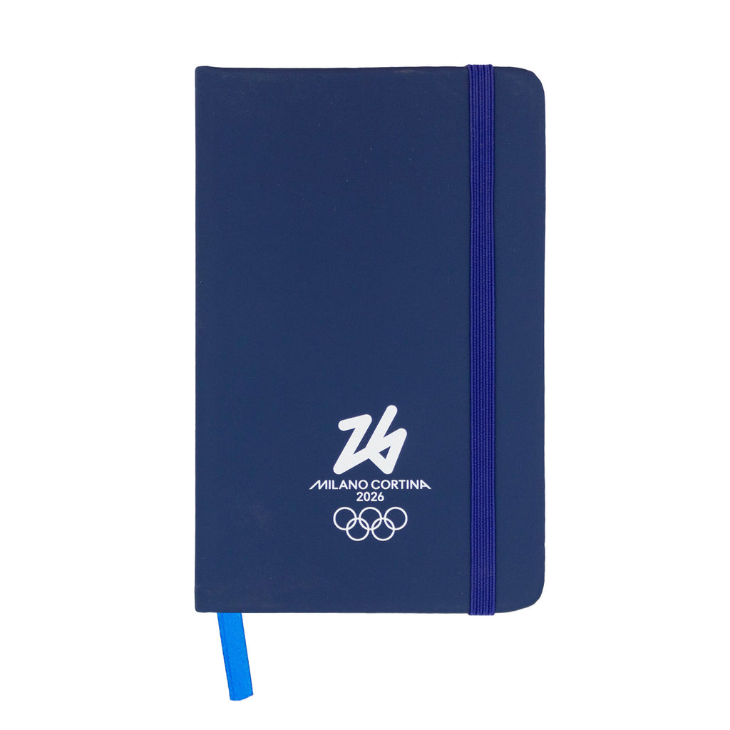 Blocco note Olimpiadi Milano cortina 2026 blu ufficiale