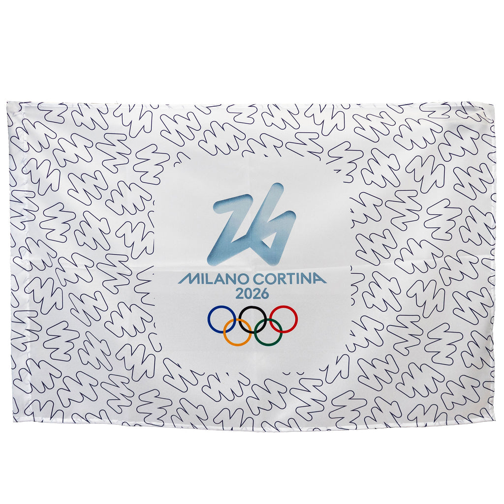 Bandiera Olimpiadi Milano cortina 2026 varie misure ufficiale