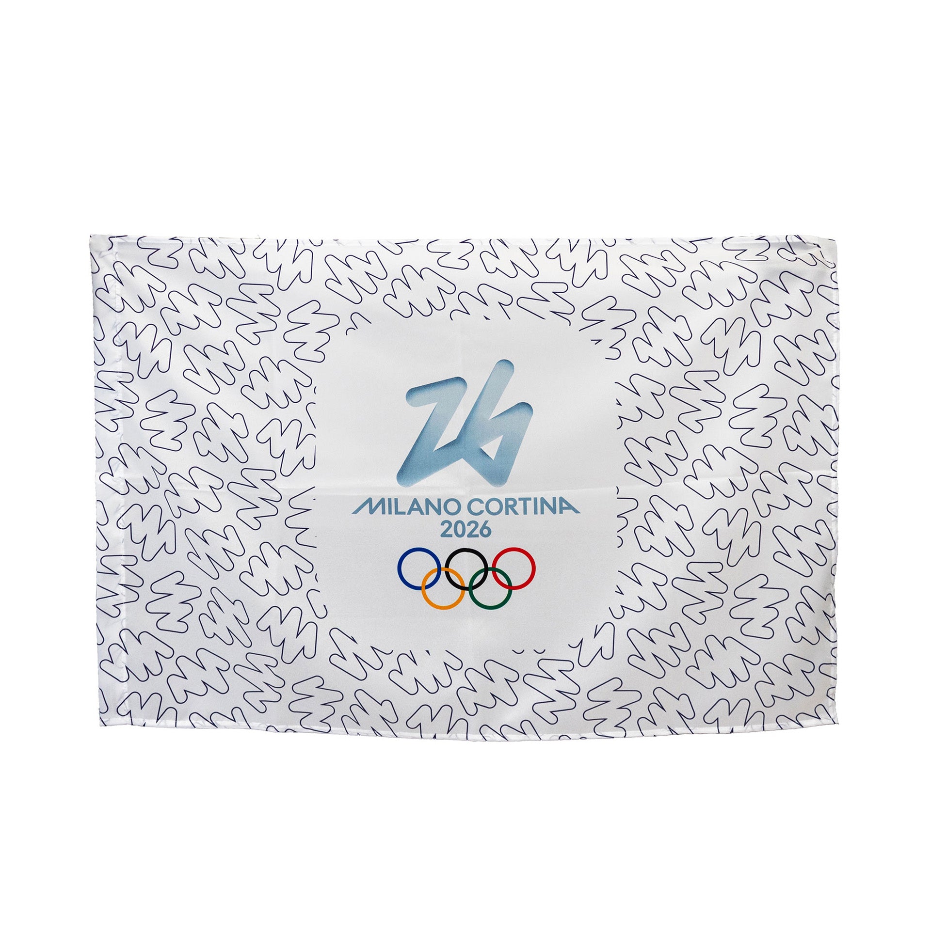 Bandiera Olimpiadi Milano cortina 2026 varie misure ufficiale