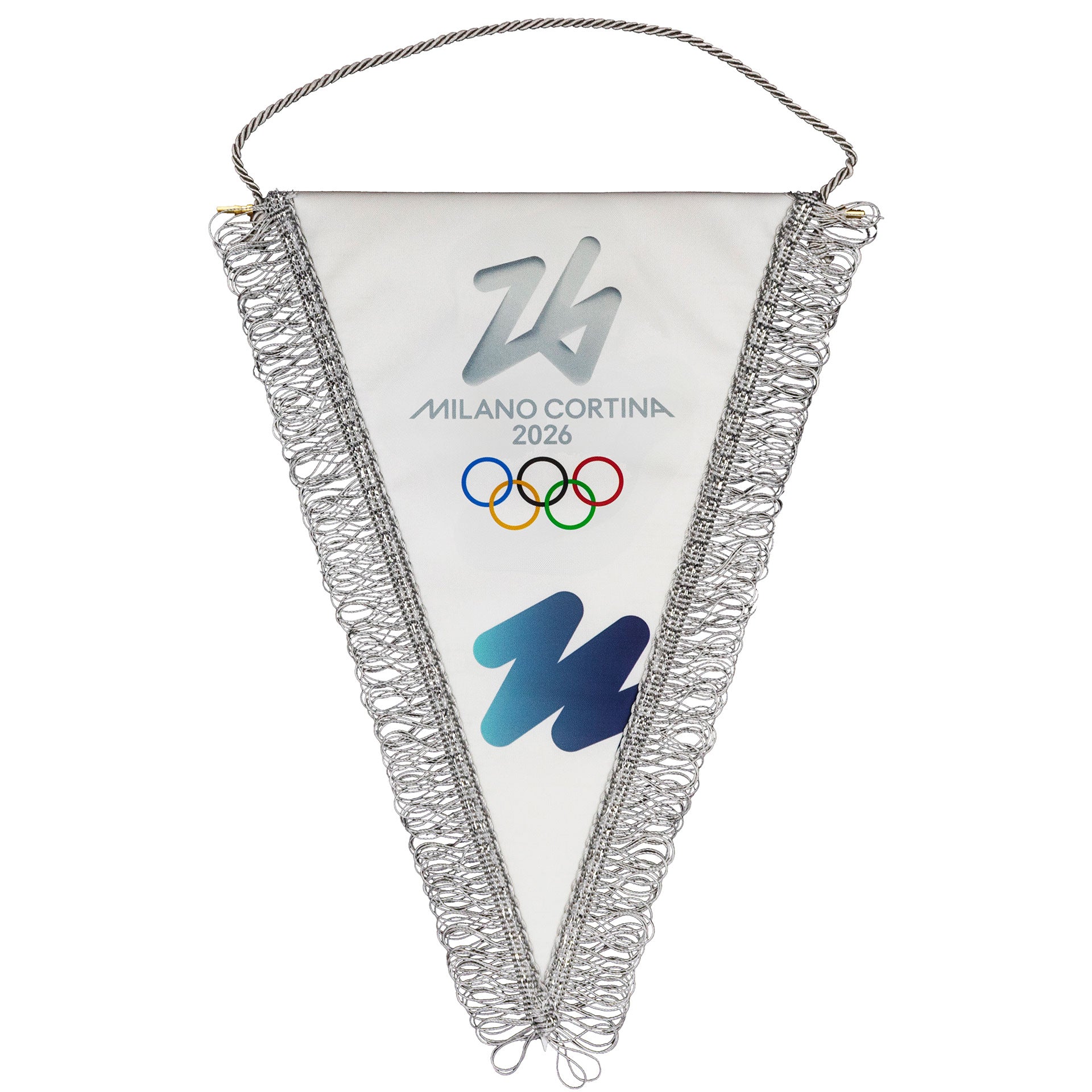Gagliardetto Olimpiadi Milano cortina 2026 20X28 ufficiale