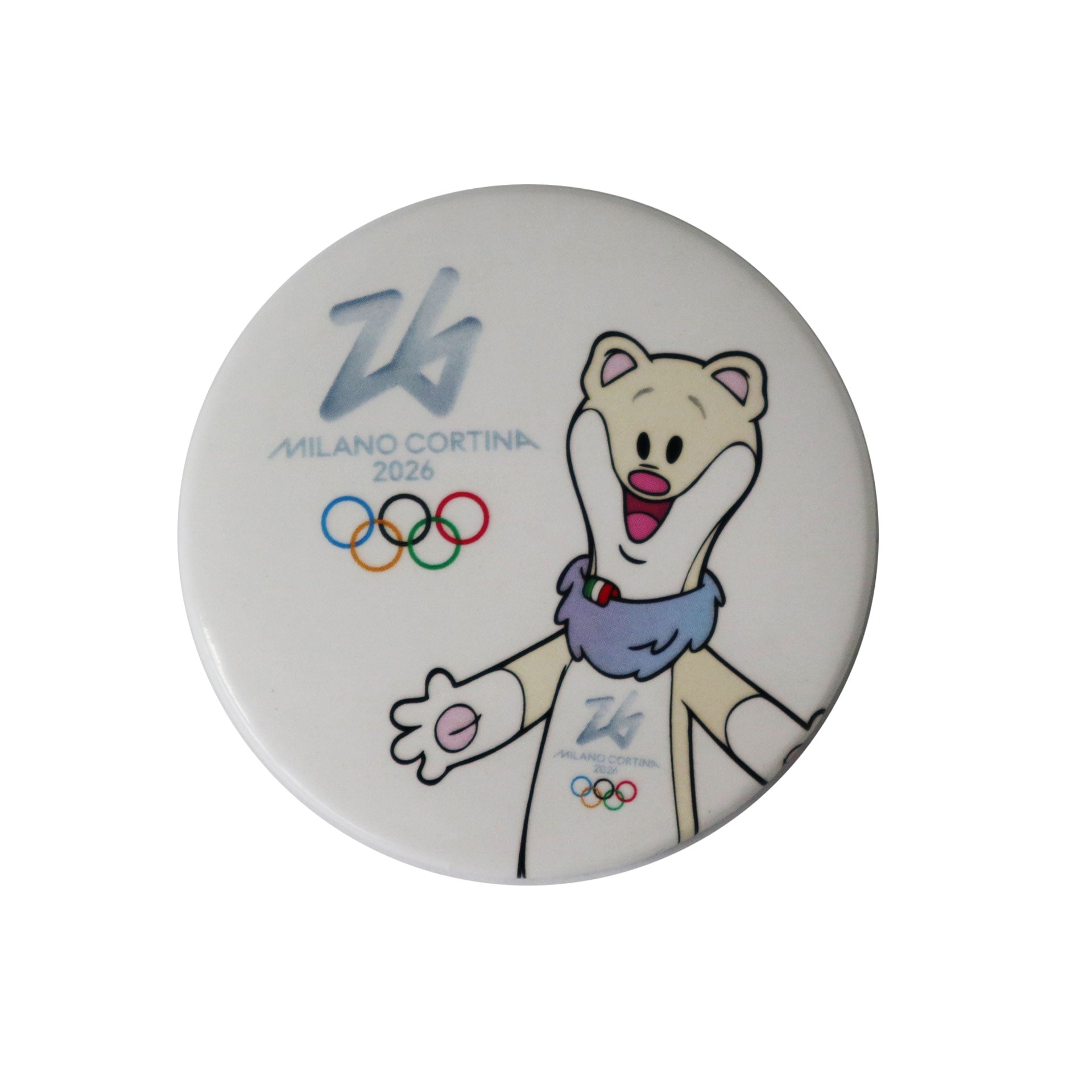 Magnete apribottiglie Olimpiadi Milano cortina 2026 Tina tondo ufficiale