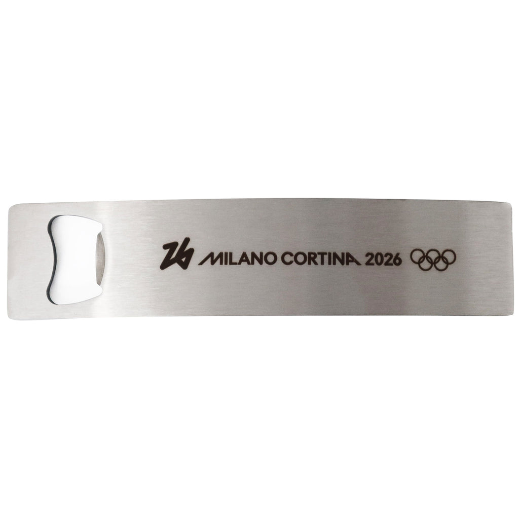 Apribottiglie magnete Olimpiadi Milano cortina 2026 in acciaio ufficiale