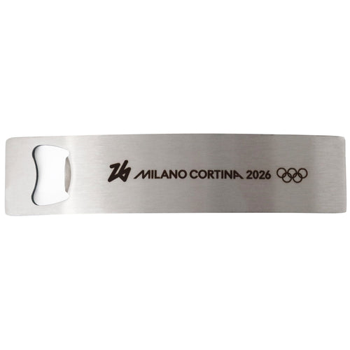 Apribottiglie magnete Olimpiadi Milano cortina 2026 in acciaio ufficiale